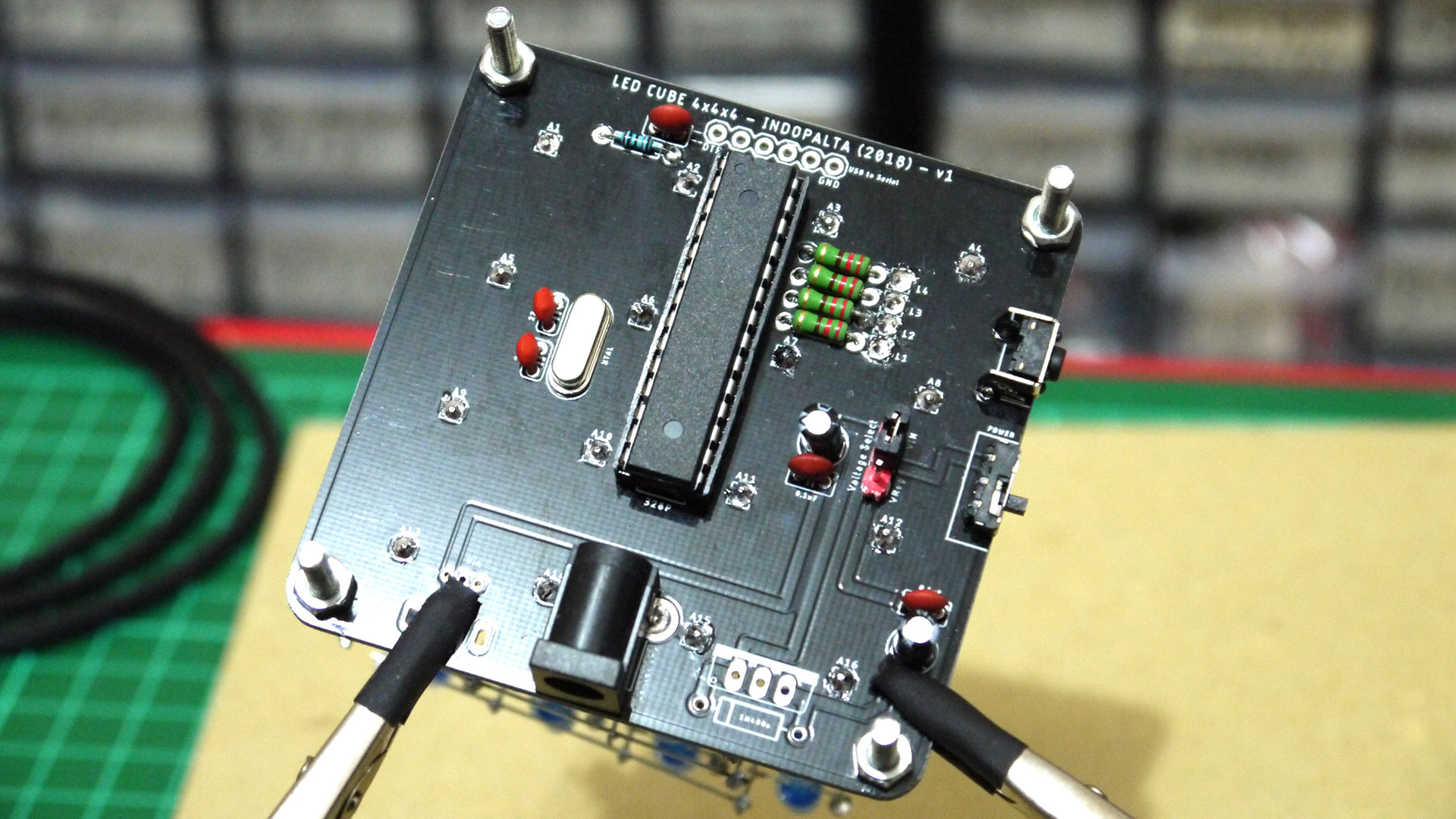 LED Cube Assembled
